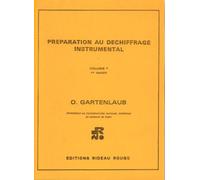 Preparation au dechiffrage instrumental : volume f, 1er cahier - superieur