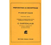 Méthodes et pédagogie RIDEAU ROUGE GARTENLAUB - PREPARATION AU DECHIFFRAGE PIANO - FORMATION MUSICALE Formation musicale - solfège
