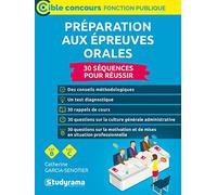 PRÉPARATION AUX ÉPREUVES ORALES: Catégories B et C