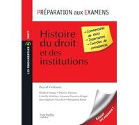 Préparation aux examens - Histoire du droit et des institutions - Benjamin Rahal - Hachette Education - broché - Etude