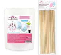 Préparation barbe à papa bleue 160 g + 25 bâtonnets Bleu G