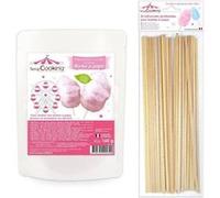 Préparation barbe à papa rose 160 g + 25 bâtonnets Rose G