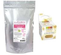 Préparation barbe à papa rose 400 g + paillettes dorées Multicolore G