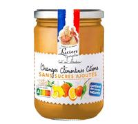 Préparation de fruit 3 Agrumes (Orange/clémentine/Citron) SANS SUCRE AJOUTE Lucien Georgelin le bocal de 600g NUTRISCORE A