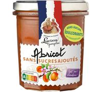 Préparation de fruit Abricot sans sucre ajouté Lucien Georgelin le bocal de 320g NUTRISCORE A