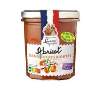 Préparation de fruit Fraise sans sucre ajouté Lucien Georgelin le bocal de 320g NUTRISCORE A