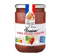 Préparation de fruit Fraise SANS SUCRE AJOUTE Lucien Georgelin le bocal de 600g NUTRISCORE A
