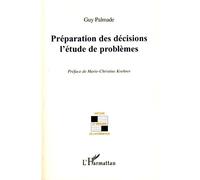 Préparation des décisions l'étude de problèmes