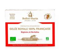 Préparation Dynamisée Gelée Royale Française Bio - Revitalisant 10 Ampoules De 10 Ml - Ballot-Flurin