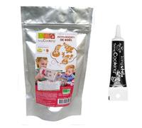 Préparation pour biscuits de Noël bio 290 g + Stylo de glaçage noir