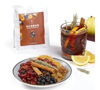 PréParation pour Vin Chaud Festif à L'Orange, Saveur FruitéE, Avec Cannelle Anis éToilé et Clous de Girofle, pour Mocktails Chauds(Spice Original Flavor (50g))