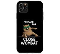 Prepare for Close Wombat Superhéros de Wombat Marsupial Coque pour iPhone 11 Pro Max