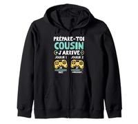Prépare-toi Cousin J’Arrive Annonce Grossesse Futur Cousin Sweat à Capuche