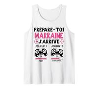 Prépare-toi Marraine J’Arrive 2027 Future Marraine Gamer Débardeur