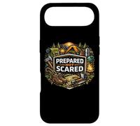 Prepared Not Scared Camping Readiness Mindset Emblème Coque pour iPhone Air