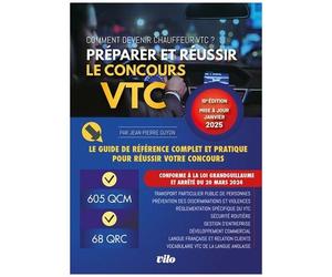 Préparer Et Réussir Le Concours Vtc