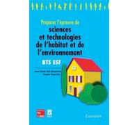 Préparer l'épreuve de sciences et technologies de l'habitat et de l'environnement - Cristian Carip - Technique Et Documentation - broché - Livre