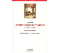Préparer l'epreuve orale de synthese au capes d'anglais