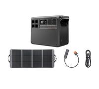 （Préparer soi-même l'adaptateur MPPT）DJI Power 2000, station électrique portable 3000 W avec 1 Zignes panneau solaire de 120 W, 1 x SDC (12 V/24 V), générateur électrique pour camping.