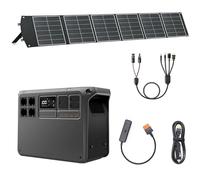 （Préparer soi-même l'adaptateur MPPT）DJI Power 2000, station électrique portable, avec 1 solaire pliable 200W, 1x DC5521 femelle vers Anderson 30A/XT60 femelle, 1xDC 3-en-1, 1 x SDC (12V/24V)