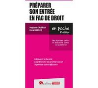 Préparer son entrée en Fac de Droit Benjamin Galeran (Auteur), Kevin Henocq (Auteur)