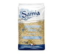 Préparez des repas sains et réconfortants grâce aux Lentilles Blondes SAMIA, format 1kg, source de fibres et riches en protéines - Lot de 3