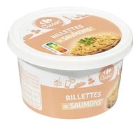 Préparez vos repas rapidement avec les Rillettes de Saumon CARREFOUR CLASSIC', format 125g - Lot de 4