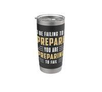 Préparez-vous à préparer Survivalist Prep Doomsday Prepper Gobelet isotherme en acier inoxydable double paroi