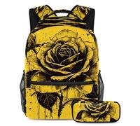 Préparez-vous à réussir avec notre ensemble de 2 cartables pour enfants, parfait pour les garçons, les filles, les adolescents, doté d'un sac à dos de grande capacité et d'une trousse à crayons, rose