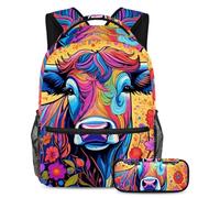 Préparez-vous à réussir avec notre ensemble de 2 cartables pour enfants, parfait pour les garçons, les filles, les adolescents, avec un sac à dos de grande capacité et une trousse à crayons, papillon