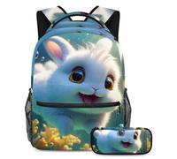Préparez-vous à réussir avec notre ensemble de 2 cartables pour enfants, parfait pour les garçons, les filles, les adolescents, avec un sac à dos de grande capacité et une trousse à crayons, de jolis