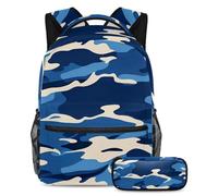 Préparez-vous à réussir avec notre ensemble de 2 cartables pour enfants, parfait pour les garçons, les filles, les adolescents, avec un sac à dos de grande capacité et une trousse à crayons, motif