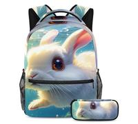 Préparez-vous à réussir avec notre ensemble de 2 cartables pour enfants, parfait pour les garçons, les filles, les adolescents, avec un sac à dos de grande capacité et une trousse à crayons, de jolis