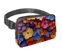 Préparez-vous pour l'aventure avec notre sac banane polyvalent, parfait pour les hommes et les femmes en déplacement, couleur arc-en-ciel, Multicolore #02, 1.5x9.0x5.9in/4x23x15cm