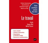 Prépas scientifiques 2022-2023. Epreuve Français/Philosophie Le travail - Emmanuel Caquet - Puf - broché - Scolaire / Universitaire