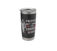 Prepping n'est pas fou Survivalist Prepper Doomsday Prepper Gobelet isotherme en acier inoxydable double paroi