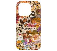 Preppy Autumn Colllage Scrapbook Trendy per Donne e Ragazze Coque pour iPhone 15 Pro
