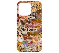 Preppy Autumn Colllage Scrapbook Trendy per Donne e Ragazze Coque pour iPhone 15 Pro Max