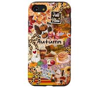Preppy Autumn Colllage Scrapbook Trendy per Donne e Ragazze Coque pour iPhone SE (2020) / 7/8