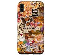 Preppy Autumn Colllage Scrapbook Trendy per Donne e Ragazze Coque pour iPhone XS Max