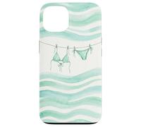 Preppy Bikini été Bord de mer Cowgirl Pastel Azur Mode Chic Coque pour iPhone 13