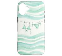 Preppy Bikini été Bord de mer Cowgirl Pastel Azur Mode Chic Coque pour iPhone 16 Plus