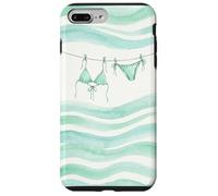 Preppy Bikini été Bord de mer Cowgirl Pastel Azur Mode Chic Coque pour iPhone 7 Plus/8 Plus