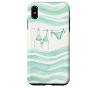Preppy Bikini été Bord de mer Cowgirl Pastel Azur Mode Chic Coque pour iPhone XS Max