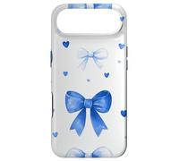 Preppy Blue Bow Cute Aesthetic Coquette Bows Ribbon Hearts Coque pour iPhone Air