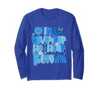 Preppy en Novembre, We Wear Blue Diabetes Awareness Manche Longue