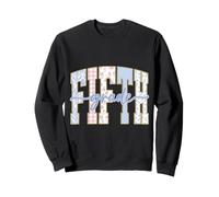 Preppy Enseignant de cinquième année de 5e année pour rentrée Scolaire Sweatshirt