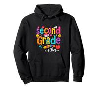 Preppy Second Grade Vibes Back to School, Filles et garçons de 2e année Sweat à Capuche