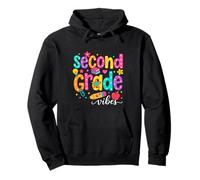Preppy Second Grade Vibes Back to School, Filles et garçons de 2e année Sweat à Capuche