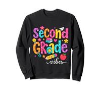 Preppy Second Grade Vibes Back to School, Filles et garçons de 2e année Sweatshirt